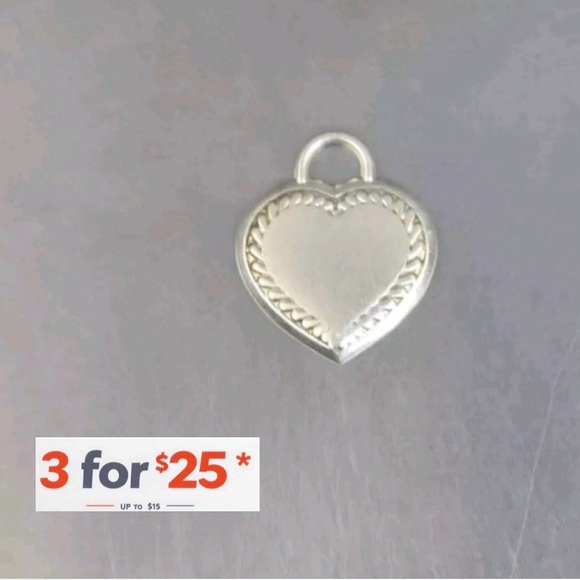 Sterling Jewelry - Sterling silver Heart Pendant